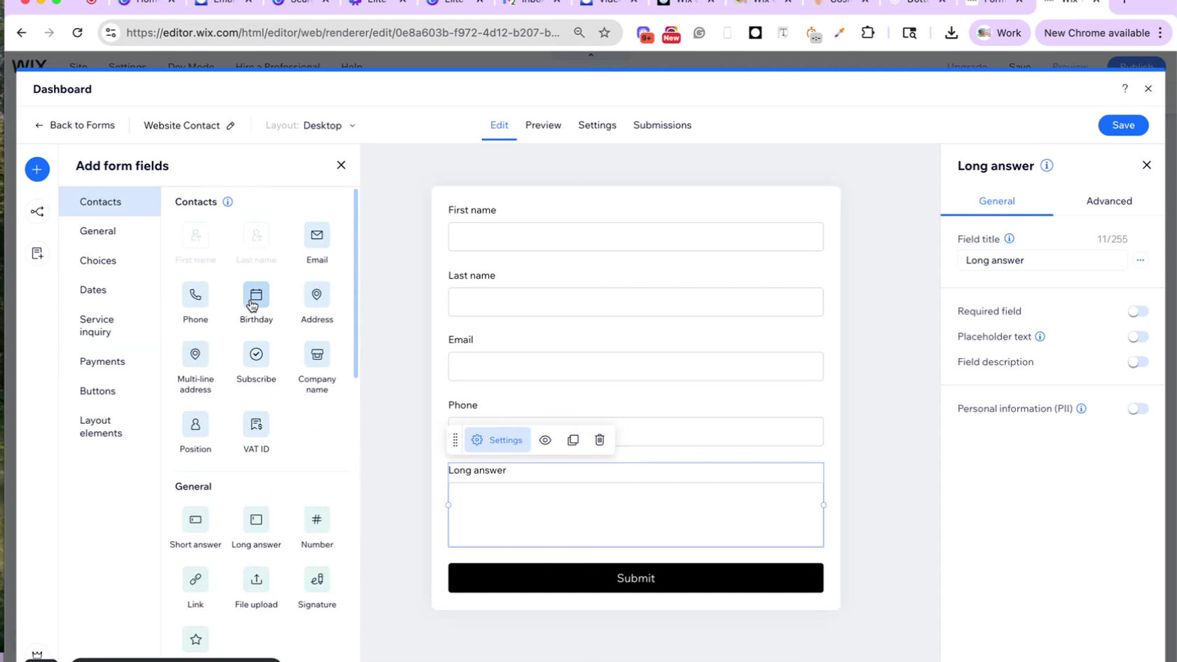 New Wix Forms Training Video